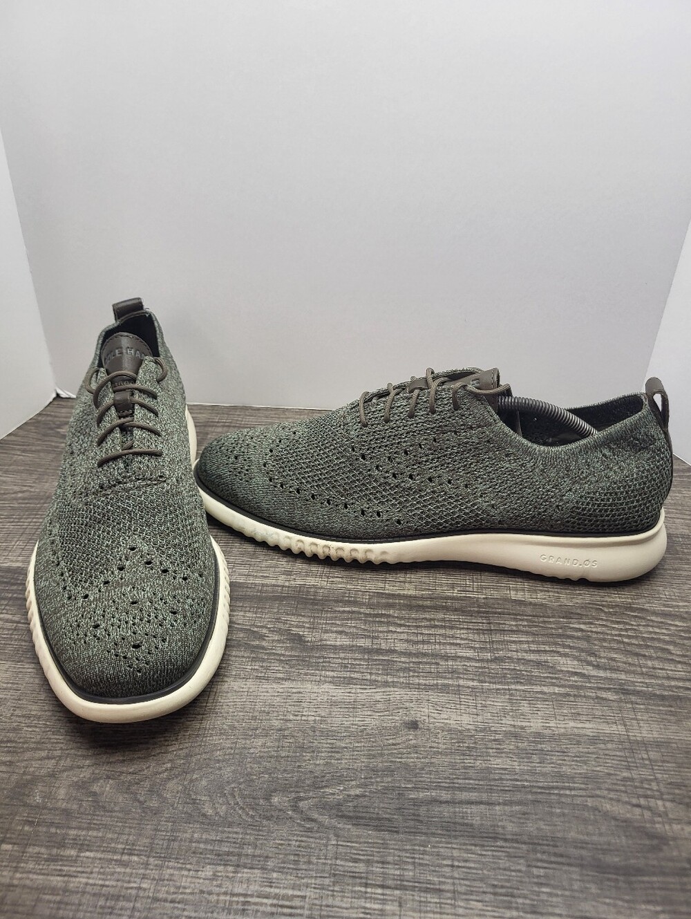 Cole Haan Men's 2.ZERØGRAND Stitchlite Oxford Deep Olive Green Size 12